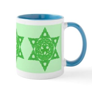 CafePress Celtic Star Of David Mug Ceramic Coffee Mug, Tea Cup 11 oz