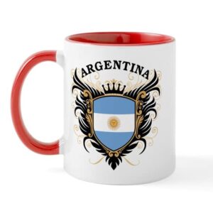 cafepress argentina mug ceramic coffee mug, tea cup 11 oz