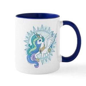 cafepress my little pony celestia ceramic coffee mug, tea cup 11 oz