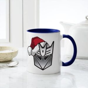 CafePress Transformers Decepticon Santa Ceramic Coffee Mug, Tea Cup 11 oz