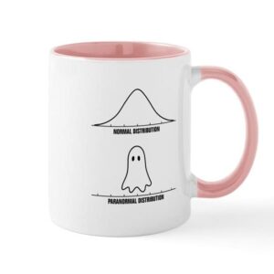 cafepress normal vs paranormal distribution mugs ceramic coffee mug, tea cup 11 oz