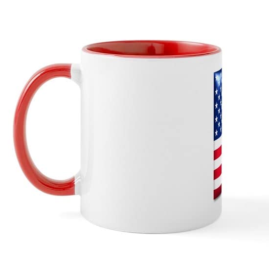 CafePress American Flag (Stars And Stri Mug Ceramic Coffee Mug, Tea Cup 11 oz