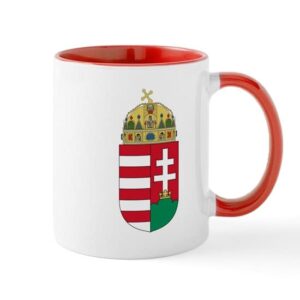 cafepress hungary coat of arms mug ceramic coffee mug, tea cup 11 oz