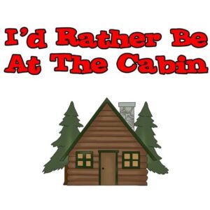 CafePress I'd Rather Be At The Cabin Mug Ceramic Coffee Mug, Tea Cup 11 oz