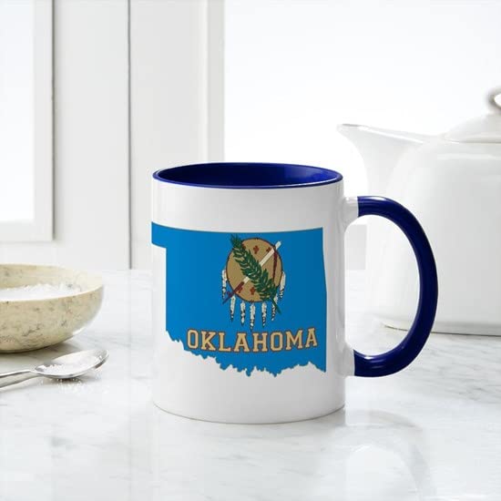CafePress Oklahoma Flag Mug Ceramic Coffee Mug, Tea Cup 11 oz