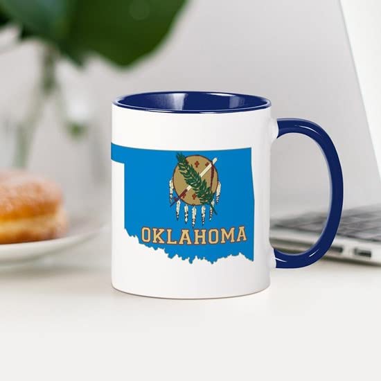 CafePress Oklahoma Flag Mug Ceramic Coffee Mug, Tea Cup 11 oz
