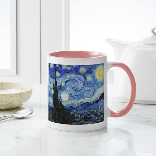 CafePress The Starry Night By Vincent Van Gogh Mug Ceramic Coffee Mug, Tea Cup 11 oz