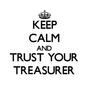 CafePress Keep Calm And Trust Your Treasurer Mugs Ceramic Coffee Mug, Tea Cup 11 oz