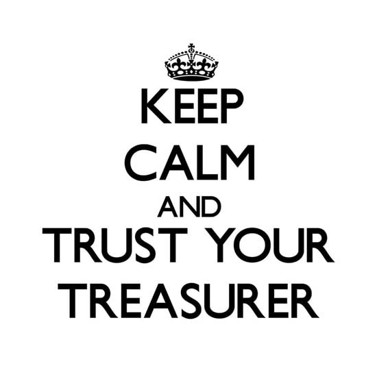 CafePress Keep Calm And Trust Your Treasurer Mugs Ceramic Coffee Mug, Tea Cup 11 oz