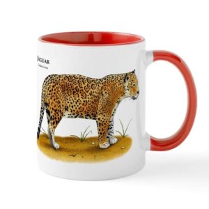 cafepress jaguar mug ceramic coffee mug, tea cup 11 oz