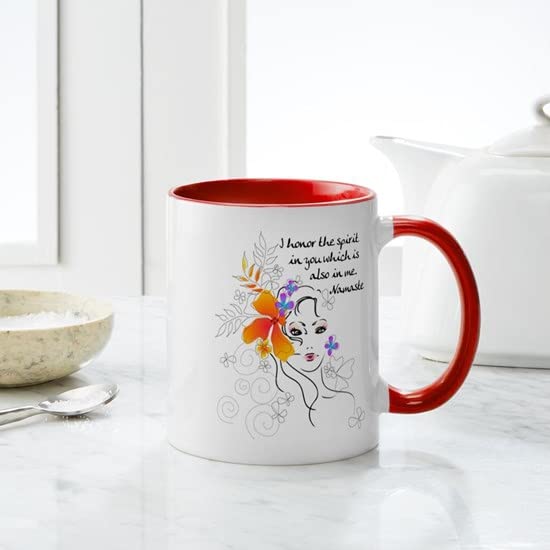 CafePress Namaste Mug Ceramic Coffee Mug, Tea Cup 11 oz