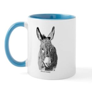 cafepress wild burro mug ceramic coffee mug, tea cup 11 oz
