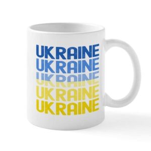 cafepress ukraine mugs ceramic coffee mug, tea cup 11 oz
