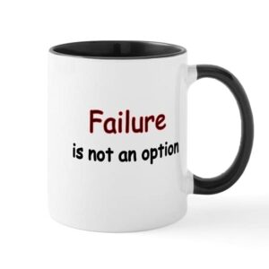 cafepress failure is not an option mug ceramic coffee mug, tea cup 11 oz