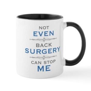 cafepress back surgery humor mugs ceramic coffee mug, tea cup 11 oz