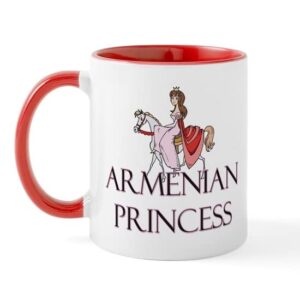 cafepress armenian princess mug ceramic coffee mug, tea cup 11 oz