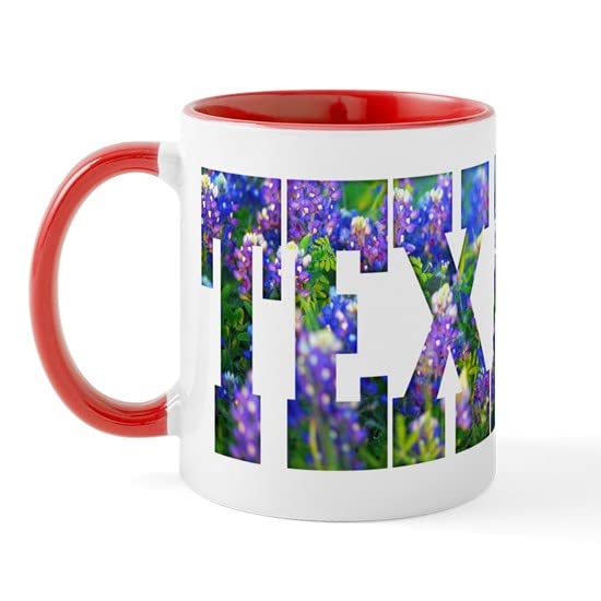 CafePress Texas Bluebonnets Mug Ceramic Coffee Mug, Tea Cup 11 oz