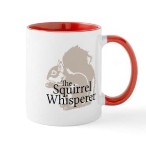 cafepress the squirrel whisperer mugs ceramic coffee mug, tea cup 11 oz
