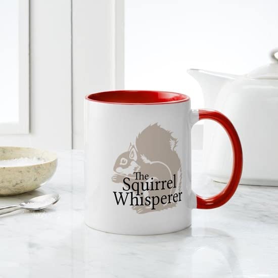 CafePress The Squirrel Whisperer Mugs Ceramic Coffee Mug, Tea Cup 11 oz