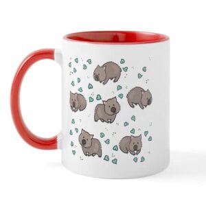 cafepress wombat mugs ceramic coffee mug, tea cup 11 oz