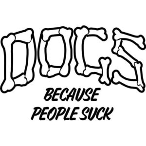 CafePress Dogs Because People Suck Ceramic Coffee Mug, Tea Cup 11 oz