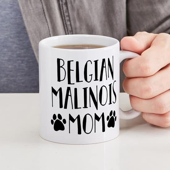 CafePress Belgian Malinois Mom Ceramic Coffee Mug, Tea Cup 11 oz
