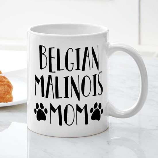 CafePress Belgian Malinois Mom Ceramic Coffee Mug, Tea Cup 11 oz