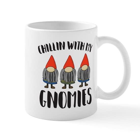 CafePress Chillin With My Gnomies 15 Oz Ceramic Large Mug Ceramic Coffee Mug, Tea Cup 11 oz