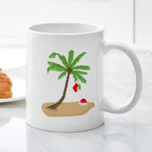 CafePress Beach Christmas Mugs Ceramic Coffee Mug, Tea Cup 11 oz