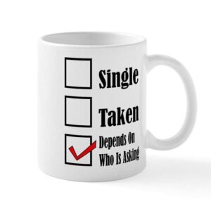 CafePress Single Ready To Mingle Mugs Ceramic Coffee Mug, Tea Cup 11 oz