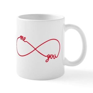 cafepress you and me together forever mugs ceramic coffee mug, tea cup 11 oz