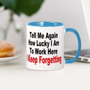 CafePress I LOVE MY JOB Mug Ceramic Coffee Mug, Tea Cup 11 oz