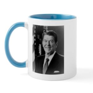 cafepress ronald reagan 40th president mug ceramic coffee mug, tea cup 11 oz