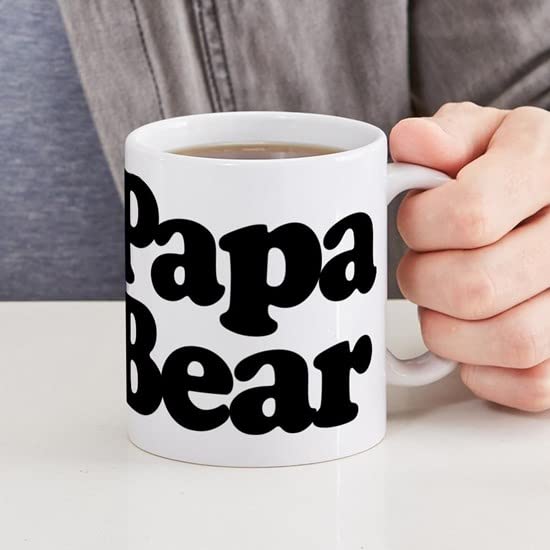 CafePress Papa Bear Ceramic Coffee Mug, Tea Cup 11 oz