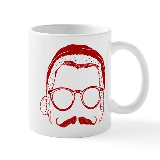 CafePress Hipster Christmas Ceramic Coffee Mug, Tea Cup 11 oz