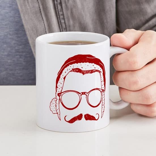 CafePress Hipster Christmas Ceramic Coffee Mug, Tea Cup 11 oz