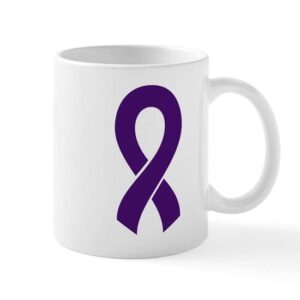 cafepress pancreatic cancer awareness mugs ceramic coffee mug, tea cup 11 oz