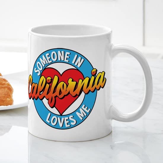 CafePress Someone In California Loves Me Ceramic Coffee Mug, Tea Cup 11 oz