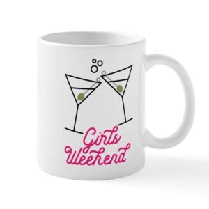 cafepress girls weekend ceramic coffee mug, tea cup 11 oz