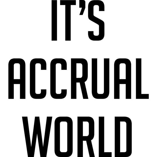 CafePress It's Accrual World 15 Oz Ceramic Large Mug Ceramic Coffee Mug, Tea Cup 11 oz