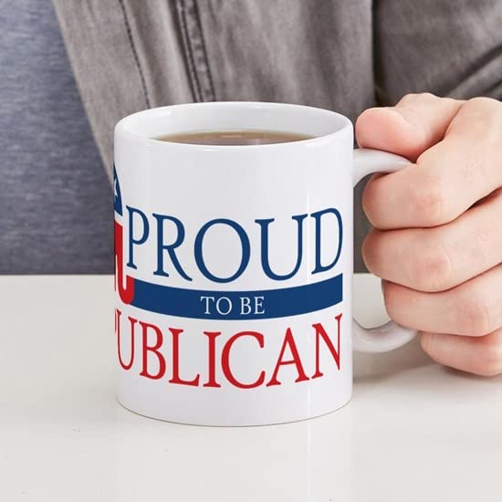 CafePress Proud To Be Republican Mugs Ceramic Coffee Mug, Tea Cup 11 oz