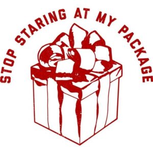 CafePress Stop Staring At My Package Ceramic Coffee Mug, Tea Cup 11 oz