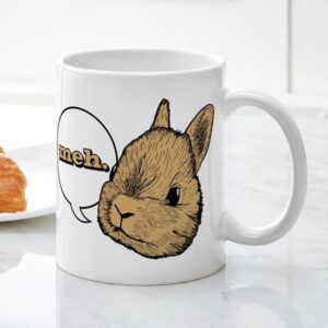 CafePress Rabbit Meh Ceramic Coffee Mug, Tea Cup 11 oz