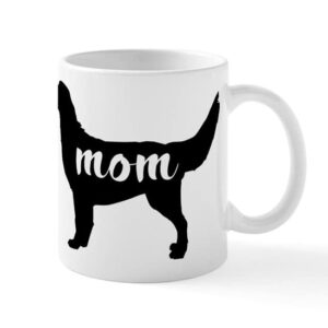 cafepress dog mom ceramic coffee mug, tea cup 11 oz