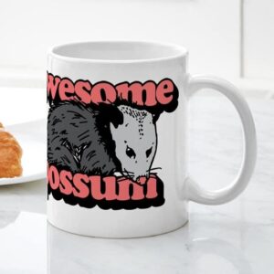 CafePress Awesome Possum 15 Oz Ceramic Large Mug Ceramic Coffee Mug, Tea Cup 11 oz