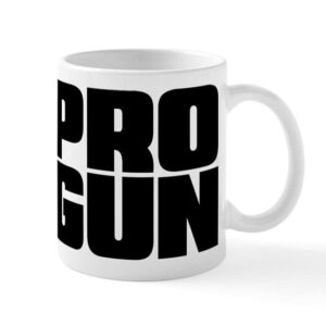 cafepress pro gun ceramic coffee mug, tea cup 11 oz