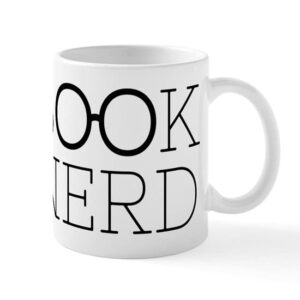 cafepress book nerd ceramic coffee mug, tea cup 11 oz