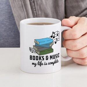 CafePress Books And Music Ceramic Coffee Mug, Tea Cup 11 oz