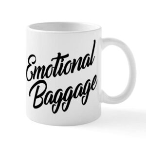 cafepress emotional baggage mugs ceramic coffee mug, tea cup 11 oz