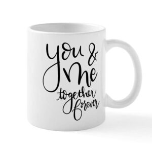 cafepress together forever ceramic coffee mug, tea cup 11 oz